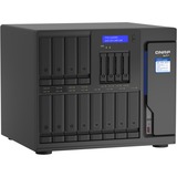 QNAP TVS-h1688X NAS Tower Intel® Xeon® W-1250 32 GB DDR4 0 TB QuTS hero Nero NAS, Tower, Intel® Xeon®, W-1250, 32 GB, DDR4
