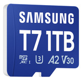 Samsung T7 microSDXC 1 TB, Scheda di memoria blu