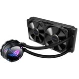 ASUS ROG STRIX LC II 240 Processore Raffreddatore di liquidi tutto in uno 12 cm Nero, Raffreddamento ad acqua Nero, Raffreddatore di liquidi tutto in uno, 12 cm, 137,5 m³/h, Nero