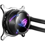ASUS ROG STRIX LC II 240 Processore Raffreddatore di liquidi tutto in uno 12 cm Nero, Raffreddamento ad acqua Nero, Raffreddatore di liquidi tutto in uno, 12 cm, 137,5 m³/h, Nero
