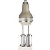 Ariete 1548 Sbattitore Vintage, 450W, 5 velocità, Funzione turbo, 2 fruste, Beige, Mixer manuale beige, 450W, 5 velocità, Funzione turbo, 2 fruste, Beige, Sbattitore manuale, Beige, Impasto, Miscelatura, Beige, Pulsanti, Leva, Acciaio inox