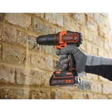 BLACK+DECKER Trapano avvitatore a percussione a batteria BCKSB04, 18 volt, Cordless arancione /Nero
