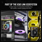 Corsair iCUE LINK RX120 RGB Triple Ricondizionato, Ventola Nero