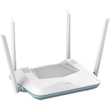 D-Link R32 router wireless Gigabit Ethernet Dual-band (2.4 GHz/5 GHz) Bianco Wi-Fi 6 (802.11ax), Dual-band (2.4 GHz/5 GHz), Collegamento ethernet LAN, Bianco, Router da tavolo/palo