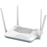D-Link R32 router wireless Gigabit Ethernet Dual-band (2.4 GHz/5 GHz) Bianco Wi-Fi 6 (802.11ax), Dual-band (2.4 GHz/5 GHz), Collegamento ethernet LAN, Bianco, Router da tavolo/palo