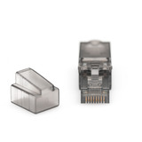Digitus Connettore da campo CAT.6a non schermato, con cappuccio antipolvere, Spina argento