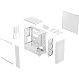 Fractal Design Epoch TG RGB, Chassis Tower bianco