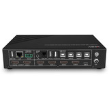 Lindy Switch KVM 5 porte Multiview senza interruzioni Nero
