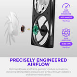 NZXT F420 RGB, Ventola Nero