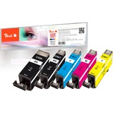 Peach 314991 cartuccia d'inchiostro 5 pz Compatibile Resa elevata (XL) Nero, Ciano, Magenta, Giallo Resa elevata (XL), Nero, Ciano, Magenta, Giallo, 9 ml, 5 pz, Confezione multipla