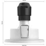 Philips Hue Set da 3 faretti da incasso White & Color Ambiance Xamento, Luce LED argento, Philips Hue White and Color ambiance Faretto a incasso Xamento confezione da 3, Bluetooth/Zigbee, Cromo, LED, Multi, 2000 K, 6500 K