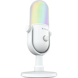 Razer Seiren V3 Chroma 32-Bit DSP, Microfono bianco
