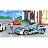 SIKU BMW i8 Police Modello di auto della polizia Preassemblato 1:50, Veicolo modello argento/Blu, Modello di auto della polizia, Preassemblato, 1:50, BMW i8, Qualsiasi tipo, Metallo, Plastica