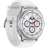 Samsung SM-L505FZWAEUB smartwatch e orologio sportivo 3,3 cm (1.3") AMOLED 46 mm Digitale 438 x 438 Pixel Touch screen 4G Argento Wi-Fi GPS (satellitare) bianco, 3,3 cm (1.3"), AMOLED, Touch screen, 64 GB, GPS (satellitare), 63,5 g