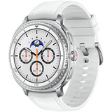 Samsung SM-L505FZWAEUB smartwatch e orologio sportivo 3,3 cm (1.3") AMOLED 46 mm Digitale 438 x 438 Pixel Touch screen 4G Argento Wi-Fi GPS (satellitare) bianco, 3,3 cm (1.3"), AMOLED, Touch screen, 64 GB, GPS (satellitare), 63,5 g
