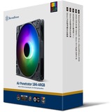 SilverStone SST-AP184i-ARGB 180x180x32, Ventola Nero