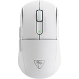 Turtle Beach Burst II Air - Mouse da gioco wireless da 2,4 GHz, ultraleggero da 47 g, sensore ottico a 26.000 DPI, batteria da 120 ore - Bianco bianco, 4 GHz, ultraleggero da 47 g, sensore ottico a 26.000 DPI, batteria da 120 ore - Bianco, Mano destra, Ottico, RF senza fili + Bluetooth, 26000 DPI, Bianco