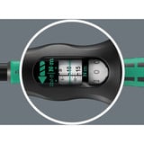Wera Chiave dinamometrica con quadrato passante Click-Torque Lock C 3 R/L Nero/Verde