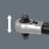 Wera Chiave dinamometrica con quadrato passante Click-Torque Lock C 3 R/L Nero/Verde