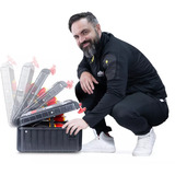 Wiha Valigetta porta attrezzi XL Mechatronic, Set di strumenti rosso/Giallo