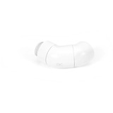 Alphacool Adattatore angolare Eiszapfen doppio 45° girevole G1/4 maschio a G1/4 femmina, Connessione bianco