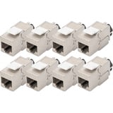 Digitus Modulo Keystone Cat.6a, schermato, Modulo di Keystone argento