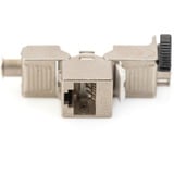 Digitus Modulo Keystone Cat.6a, schermato, Modulo di Keystone argento