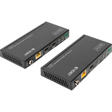 Digitus Set Extender HDMI 4K HDBaseT, 150 Metri, Estensione HDMI Nero