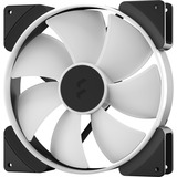Fractal Design Prisma AL-18 PWM Case per computer Ventilatore 18 cm Nero, Bianco 1 pz, Ventola Nero/Bianco, Ventilatore, 18 cm, 1200 Giri/min, 37,4 dB, 146,8 pdc/min, 249,56 m³/h