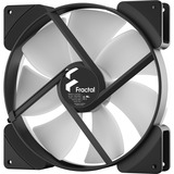 Fractal Design Prisma AL-18 PWM Case per computer Ventilatore 18 cm Nero, Bianco 1 pz, Ventola Nero/Bianco, Ventilatore, 18 cm, 1200 Giri/min, 37,4 dB, 146,8 pdc/min, 249,56 m³/h