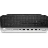 HP ProDesk 600 G5 SFF Ricondizionato, PC completo Nero/Argento