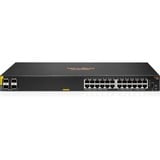 Hewlett Packard Enterprise Aruba 6100 24G Class4 PoE 4SFP+ 370W Gestito L3 Gigabit Ethernet (10/100/1000) Supporto Power over Ethernet (PoE) 1U Nero, Interruttore Gestito, L3, Gigabit Ethernet (10/100/1000), Supporto Power over Ethernet (PoE), Montaggio rack, 1U