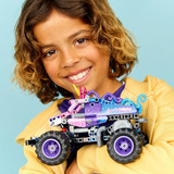LEGO Technic Monster Jam Sparkle Smash con motore a retrocarica, Giochi di costruzione Camion Giocattolo Pull-Back, Regalo per Bambini e Bambine da 7+, Set da costruzione, 7 anno/i, Plastica, 243 pz, 457 g