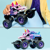LEGO Technic Monster Jam Sparkle Smash con motore a retrocarica, Giochi di costruzione Camion Giocattolo Pull-Back, Regalo per Bambini e Bambine da 7+, Set da costruzione, 7 anno/i, Plastica, 243 pz, 457 g