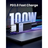 UGREEN Cavo di ricarica rapida USB-C a USB-C 100W PD 3.0 Nero