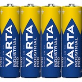 VARTA LR6 4-SP Industrial Batteria monouso Stilo AA Alcalino Batteria monouso, Stilo AA, Alcalino, 1,5 V, 4 pz, Blu