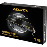 ADATA LEGEND 960 1 TB M.2 PCI Express 4.0 NVMe 3D NAND, Disco a stato solido grigio scuro/Oro, 1 TB, M.2, 7400 MB/s