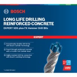 Bosch Expert Punta per martelli SDS plus-7X, Trapano Martello perforatore, Hammer drill bit, 1,4 cm, 600 mm, Cemento, Pietra, 55 cm