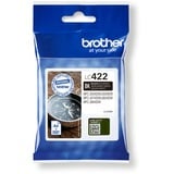 Brother LC422BK cartuccia d'inchiostro 1 pz Originale Nero Nero, 1 pz, 550 pagine, Confezione singola