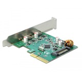 DeLOCK 90397 scheda di interfaccia e adattatore Interno USB 3.2 Gen 1 (3.1 Gen 1), Controller USB PCIe, USB 3.2 Gen 1 (3.1 Gen 1), A basso profilo, PCIe 3.0