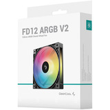 DeepCool FD12 ARGB V2, Ventola Nero/Bianco