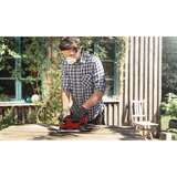 EINHELL Levigatrice orbitale a batteria Power X-Change TE-OS 18/230 Li-Solo, 18Volt rosso/Nero