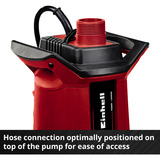 EINHELL Power X-Change Pompa per acqua sporca a batteria GE-DP 18/25 Li - Solo, 18 Volt, Pompe immersione e pressione rosso/Nero