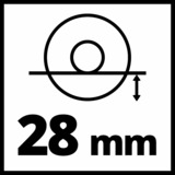 EINHELL TE-AG 115 smerigliatrice angolare 11000 Giri/min 720 W 11,5 cm 1,88 kg rosso/Nero, 11000 Giri/min, Nero, Rosso, Argento, AC, 720 W, 230 V, 50 Hz