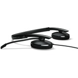 EPOS ADAPT 160T USB II Auricolare Cablato A Padiglione Ufficio USB tipo A Nero, Headset Nero, Cablato, Ufficio, 20 - 20000 Hz, 136 g, Auricolare, Nero