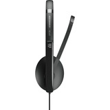 EPOS ADAPT 160T USB II Auricolare Cablato A Padiglione Ufficio USB tipo A Nero, Headset Nero, Cablato, Ufficio, 20 - 20000 Hz, 136 g, Auricolare, Nero