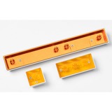 Keychron Keycap artigianale Enter in lega di alluminio, copritasto bianco/Orange
