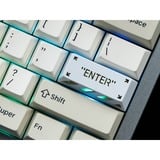 Keychron Keycap artigianale Enter in lega di alluminio, copritasto bianco/Orange