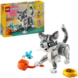 LEGO Creator 3 in 1 31163 Gatto Giocoso Giocattolo, Si Trasforma in Piccione o in Cane, Regalo per Bambini e Bambine 8+ Anni, Giochi di costruzione Si Trasforma in Piccione o in Cane, Regalo per Bambini e Bambine 8+ Anni, Set da costruzione, 8 anno/i, Plastica, 407 pz, 518 g