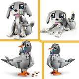 LEGO Creator 3 in 1 31163 Gatto Giocoso Giocattolo, Si Trasforma in Piccione o in Cane, Regalo per Bambini e Bambine 8+ Anni, Giochi di costruzione Si Trasforma in Piccione o in Cane, Regalo per Bambini e Bambine 8+ Anni, Set da costruzione, 8 anno/i, Plastica, 407 pz, 518 g
